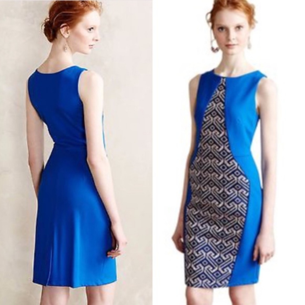ANTHROPOLOGIE Eva Franco Saiph Ponte Sheath 6 NWT